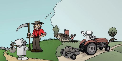 Cover der Hörgeschichte De Beni uf em Buurehof (Landstriicher Teil I)