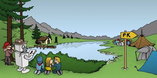 Cover der Hörgeschichte De Beni im Zältlager I (Landstriicher Teil II)