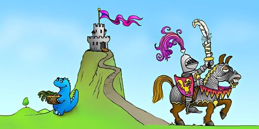Cover der Hörgeschichte De Ritter und de Dino
