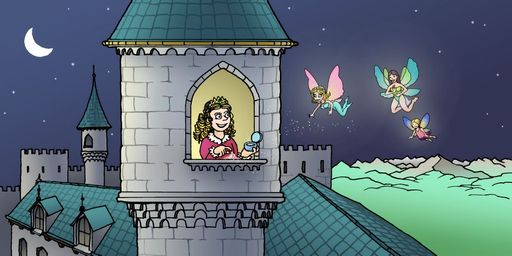 Cover der Hörgeschichte D'Schloss-Fee und de Dino
